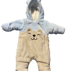 Wonder Nation Baby Bear Snow Suit  Sz 0-3 Months